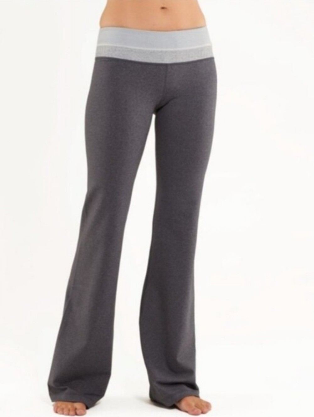 Lululemon Reversible Wide Leg Pants Flared Dark Gray Sweatpants